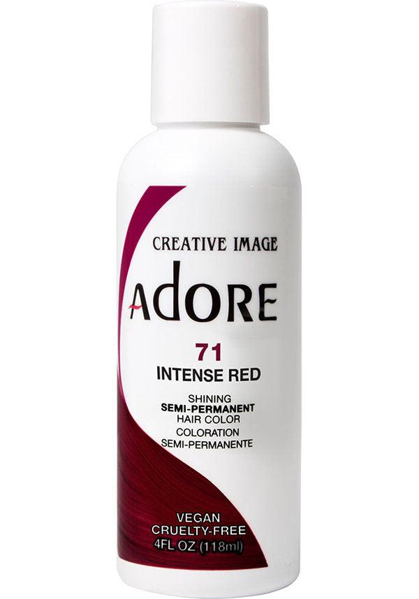 Creative Images Adore Shining Semi Permanent Hair Color, 71 Intense Red - 4 fl oz bottle