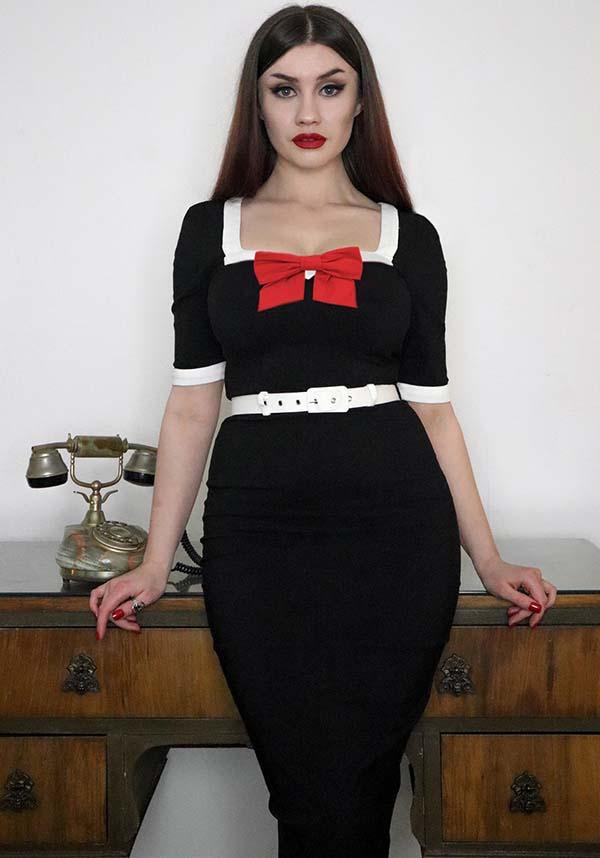 Collectif wednesday pencil clearance dress