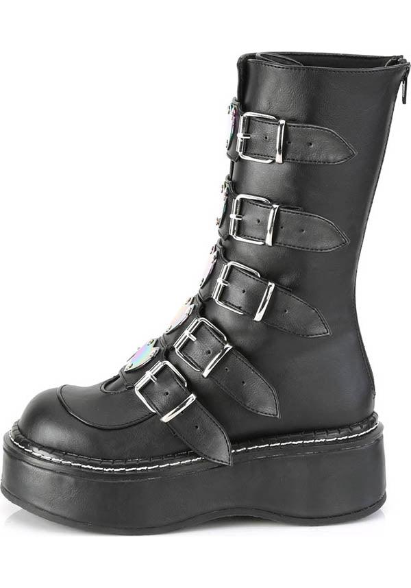 EMILY 330 Black PLATFORM BOOTS PREORDER