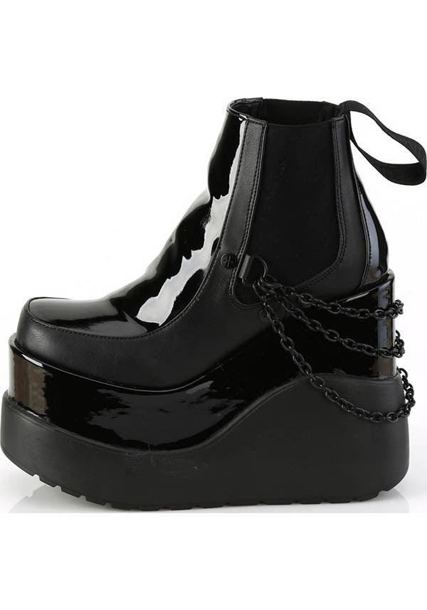 Platform clearance patent boots