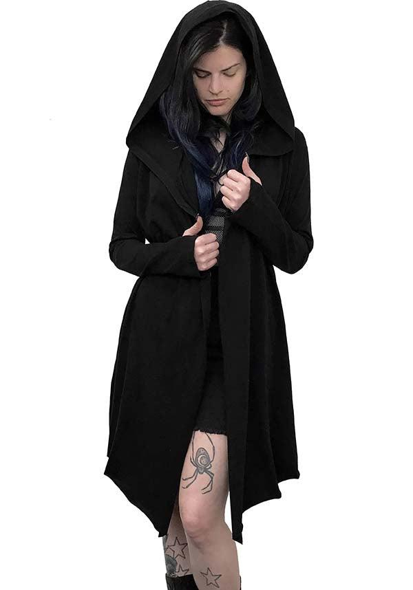 Gothic hot sale hooded cardigan