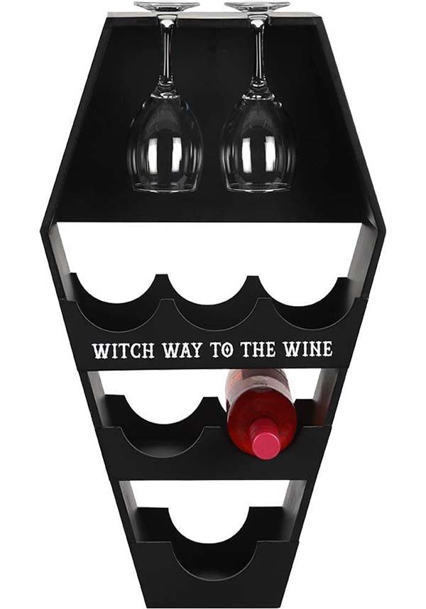 Coffin WINE SHELF