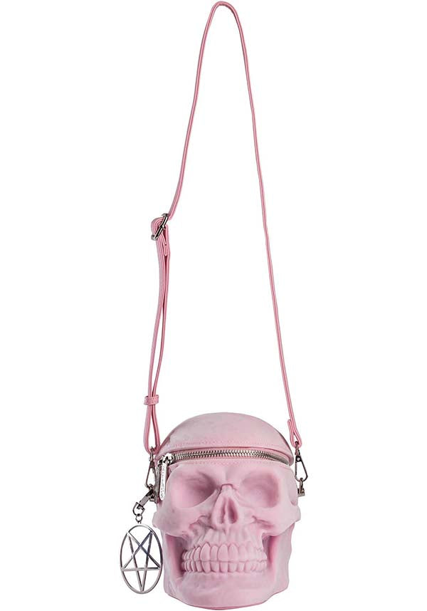 Pink outlet skull purse