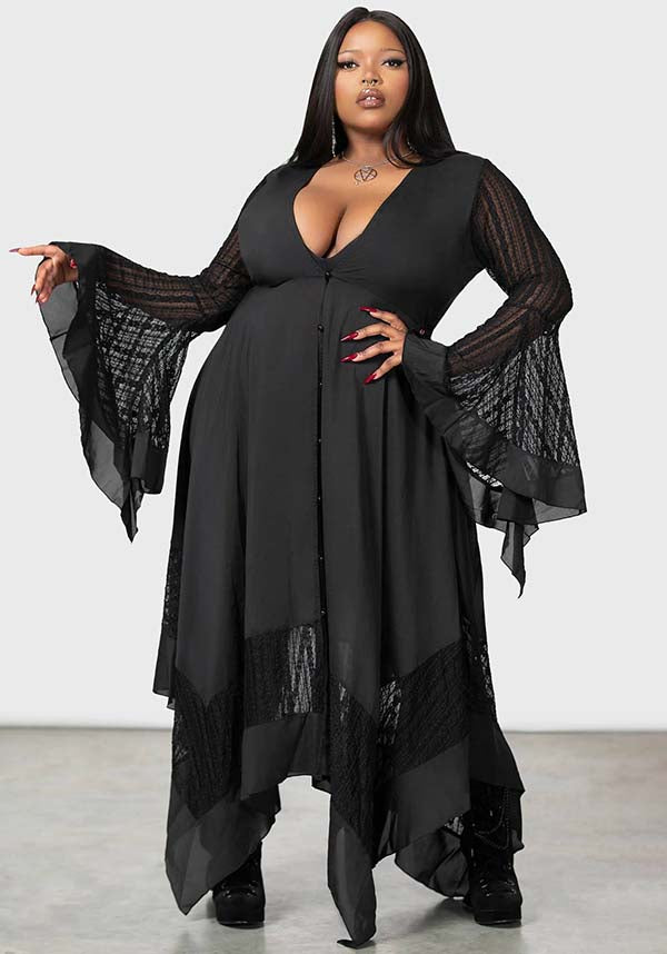 Spiderella Spiderweb Maxi Dress, Killstar Australia