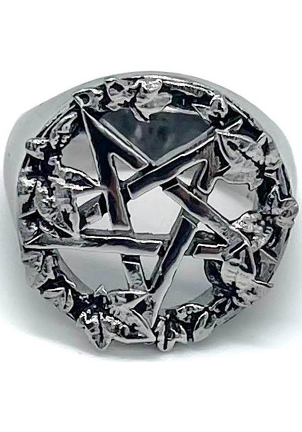 Mens on sale pentacle ring