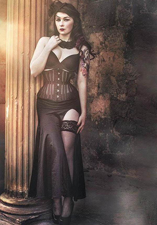 Large selection of women's metal corsets. All in stock. gothic