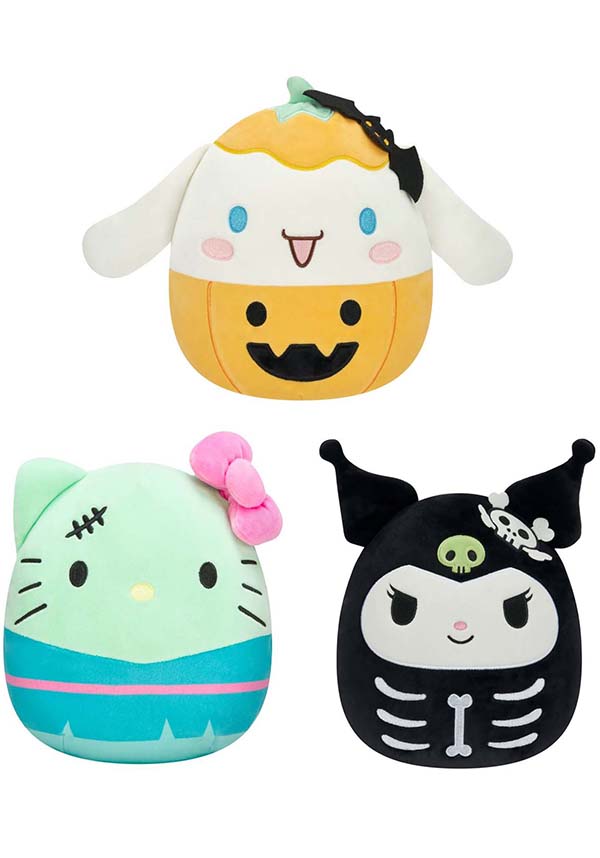 Squishmallows Sanrio Kuromi Skeleton 8 Inch Plush