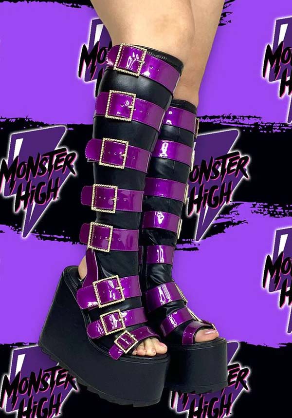 Monster ankle 2025 platform boots