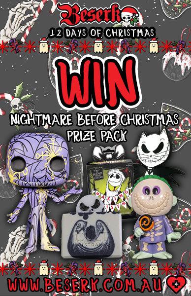 12 DAYS OF CHRISTMAS - Day 11 - Win A Nightmare Before Christmas Prize Pack! - Beserk