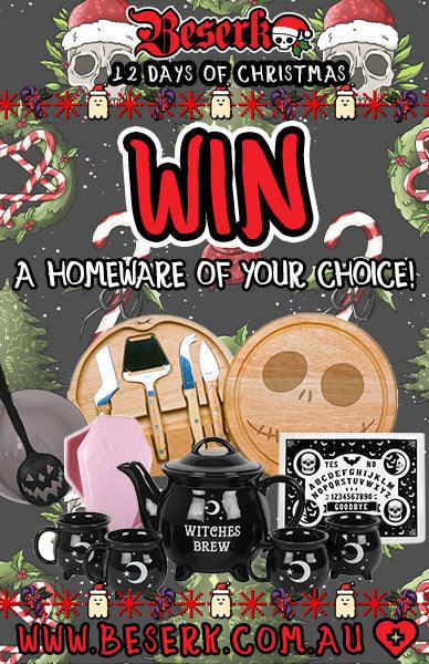 12 DAYS OF CHRISTMAS - Day 3 - Win A Homeware Of Your Choice! - Beserk