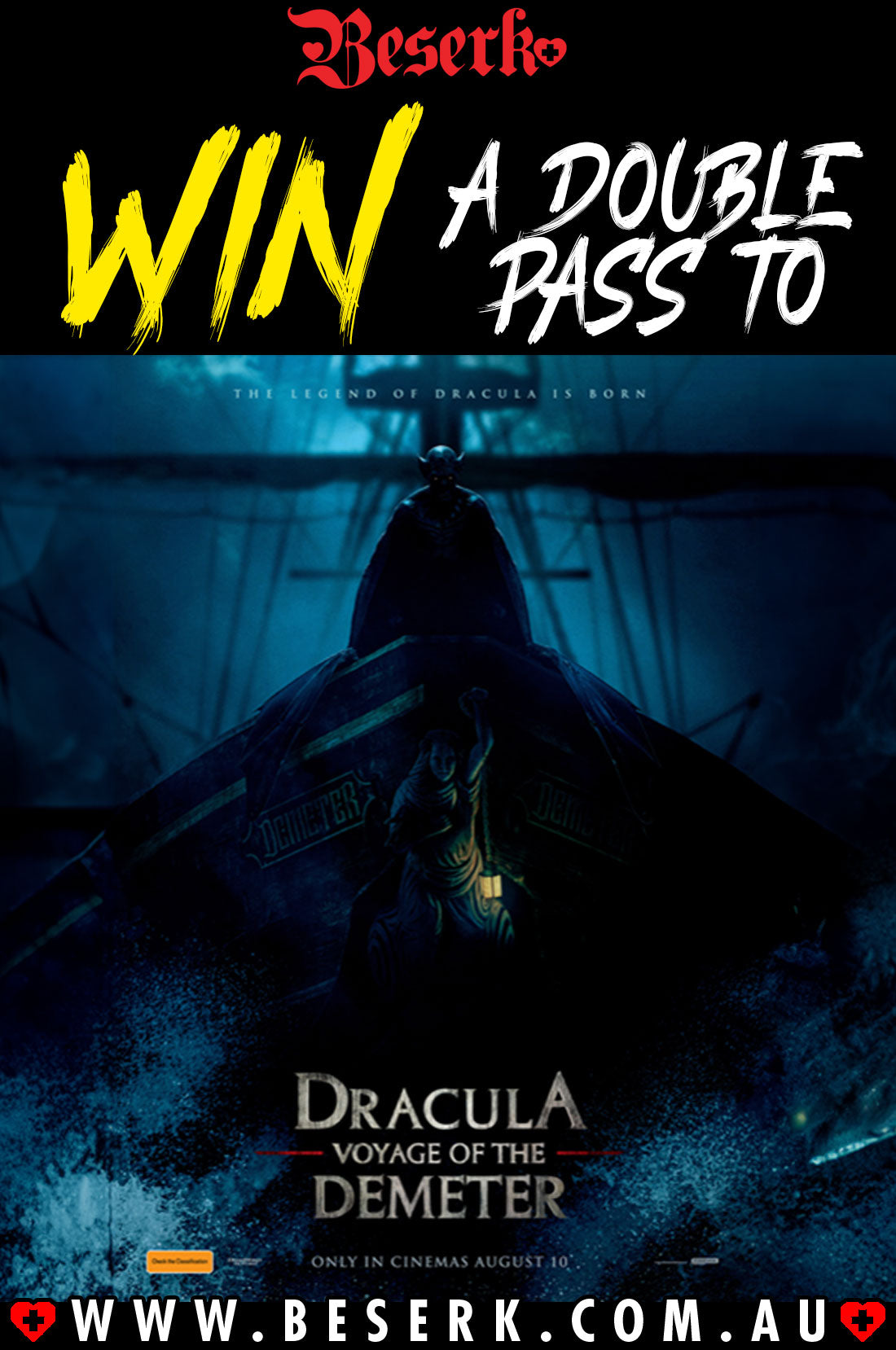 Win A Double Pass To Dracula Voyage Of The Demeter