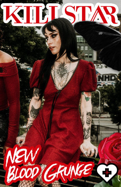 Dive into the Darkness with Killstar's Blood Grunge Collection at Beserk!