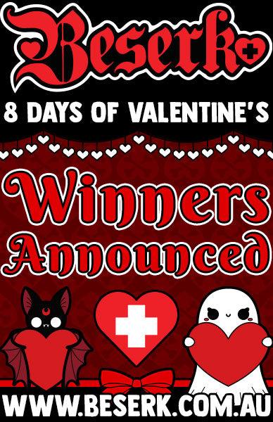 8 Days of Valentine's 2023 Winners Announced! - Beserk