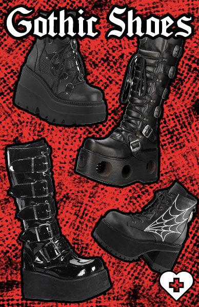 GOTHIC SHOES AT BESERK!! - Beserk