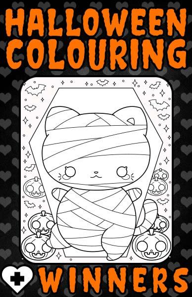 Halloween Colouring Comp Winners - Beserk