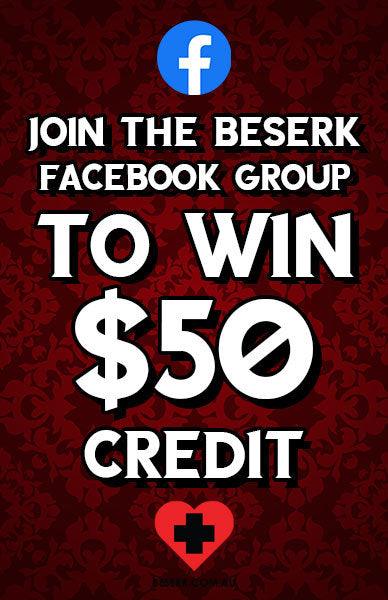 Monthly Facebook Giveaways! - Beserk