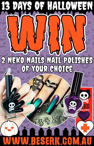 WIN 2 NEKO NAILS NAIL POLISHES OF YOUR CHOICE - Beserk