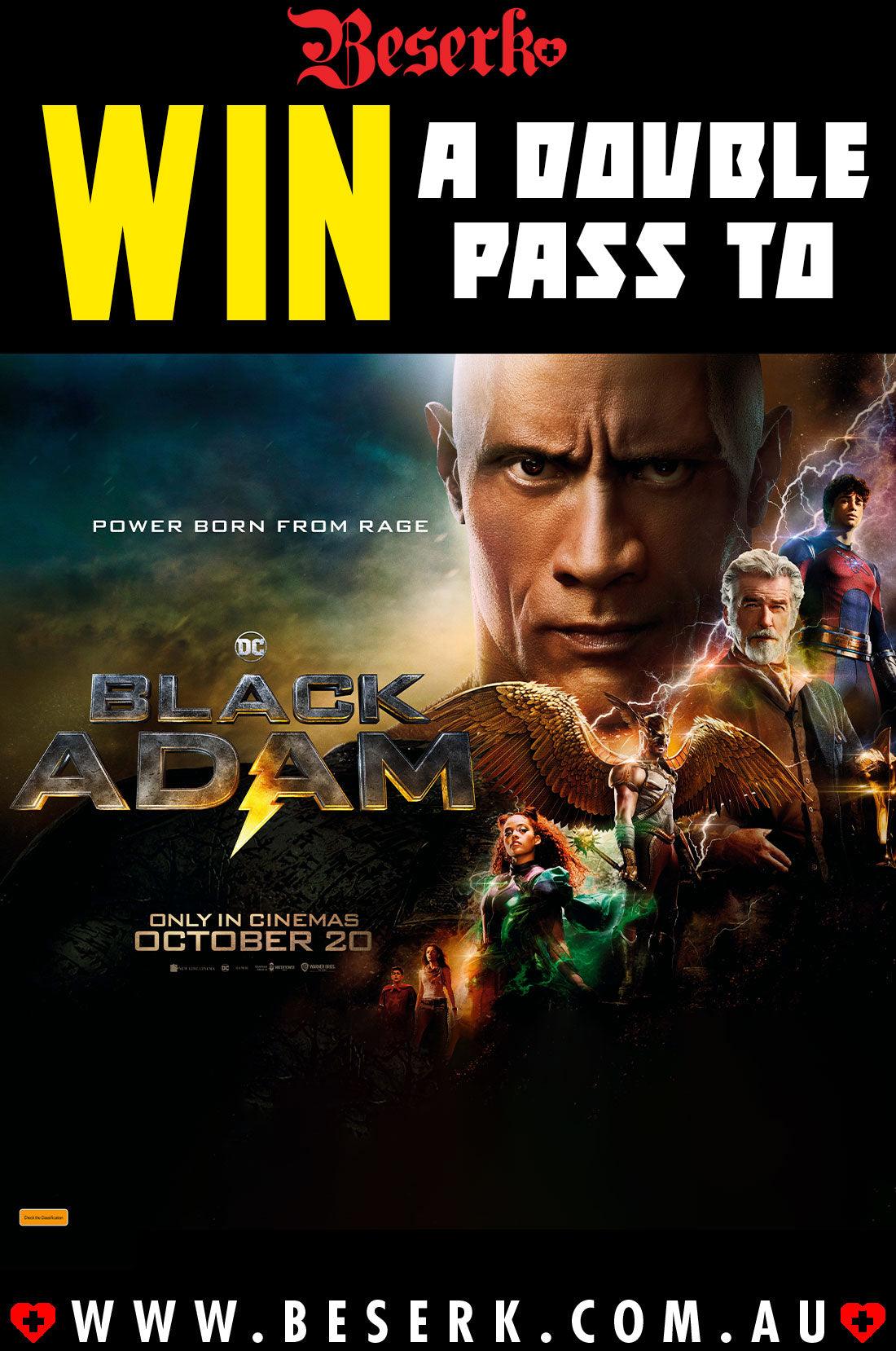 Win A Double Pass To Black Adam - Beserk