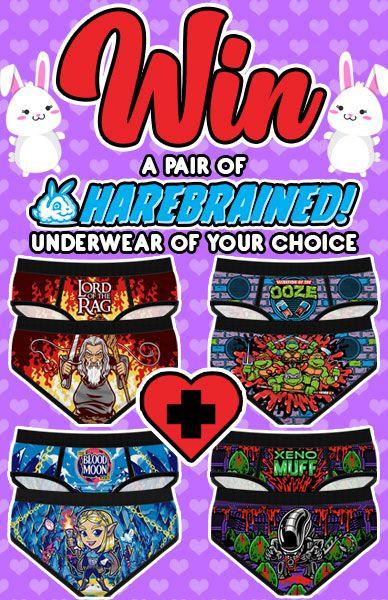 Win A Pair Of Harebrained Underwear Of Your Choice! - Beserk