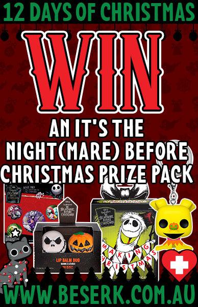 WIN AN IT'S THE NIGHT(MARE) BEFORE CHRISTMAS PRIZE PACK - Beserk