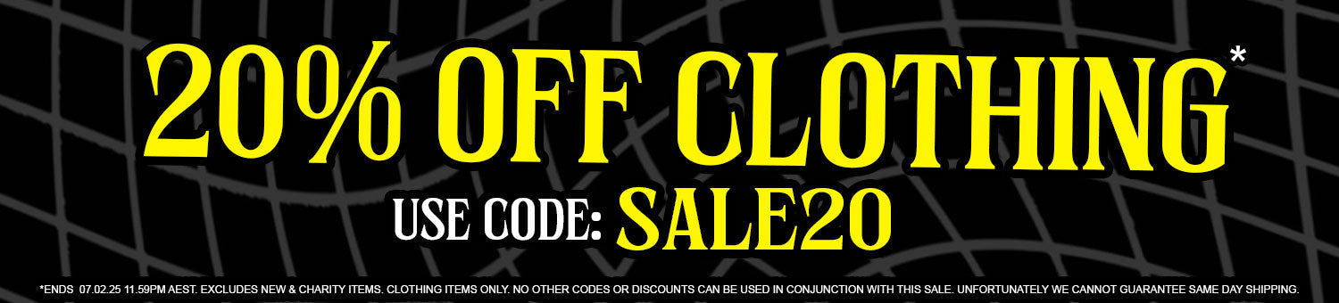 20% OFF CLOTHING SALE