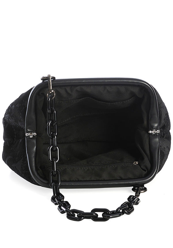 Banned Alternative - Velvet Chandelier Shoulder Bag - Buy Online Australia