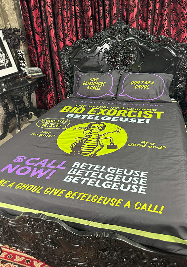 Beetlejuice Beetlejuice: Bio Exorcist [King] | DOUBLE SIDED QUILT SET [PREORDER]