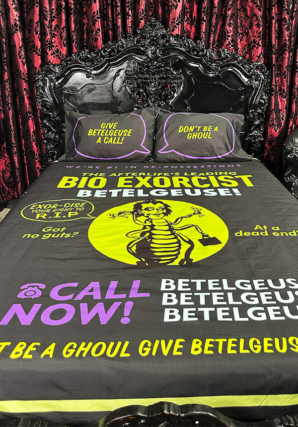 Beetlejuice Beetlejuice: Bio Exorcist [King] | DOUBLE SIDED QUILT SET [PREORDER]