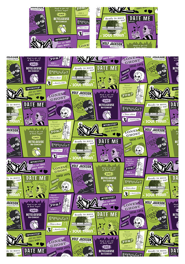 Beetlejuice Beetlejuice: Bio Exorcist [Queen] | DOUBLE SIDED QUILT SET [PREORDER]