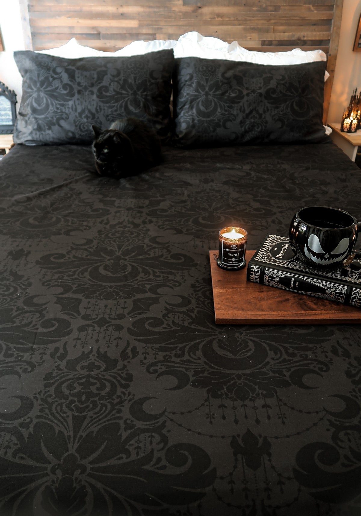 Good Mourning [Grey/Black] | KING QUILT SET