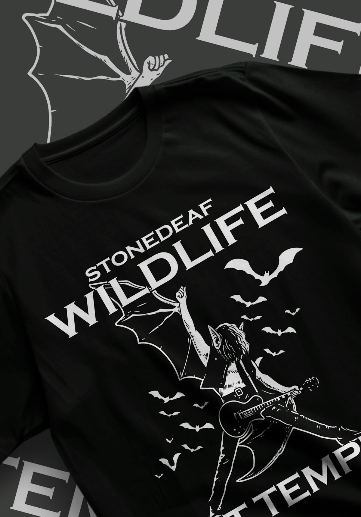 Bat Temple | STONEDEAF CHARITY T-SHIRT