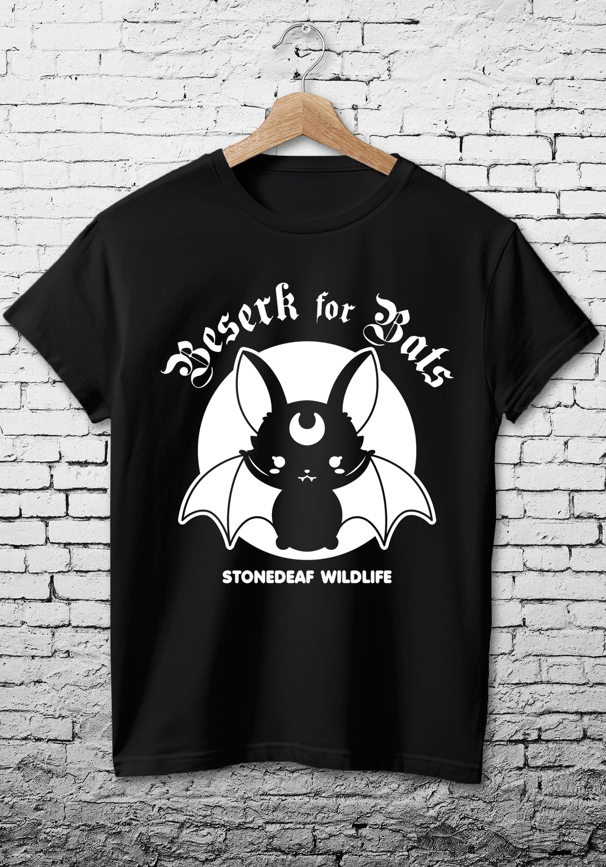 Beserk for Bats | STONEDEAF CHARITY FITTED T-SHIRT