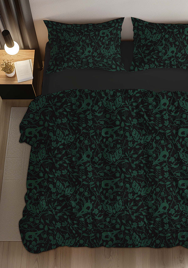 Phantom Woods [Green] | QUEEN QUILT SET