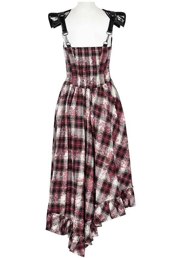 Danika Red Tartan | MIDI DRESS