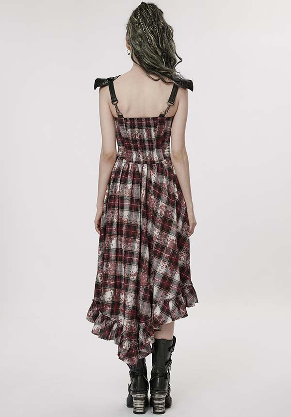 Danika Red Tartan | MIDI DRESS