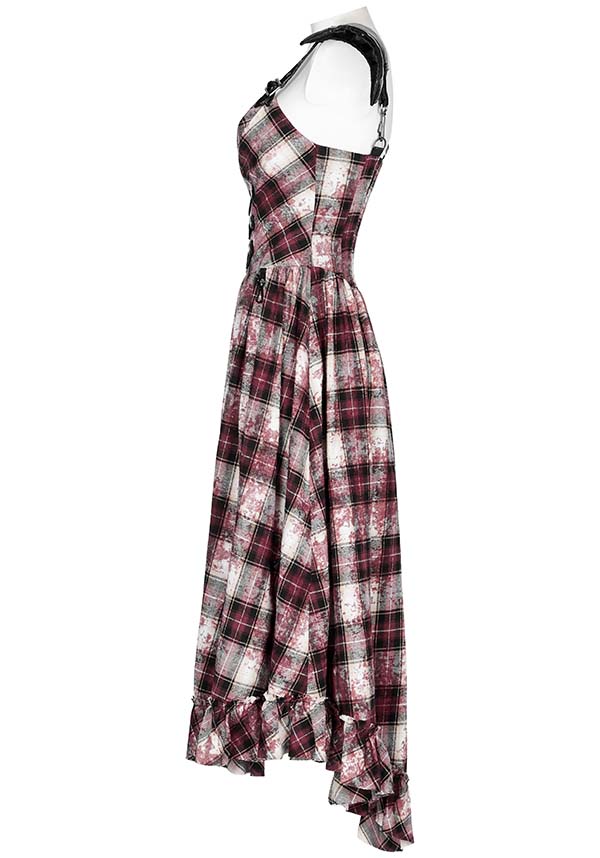 Danika Red Tartan | MIDI DRESS