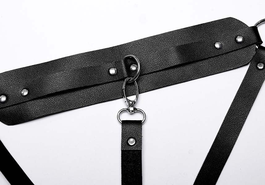 Punk Rave Mikasa [black] Leg Harness Buy Online Australia