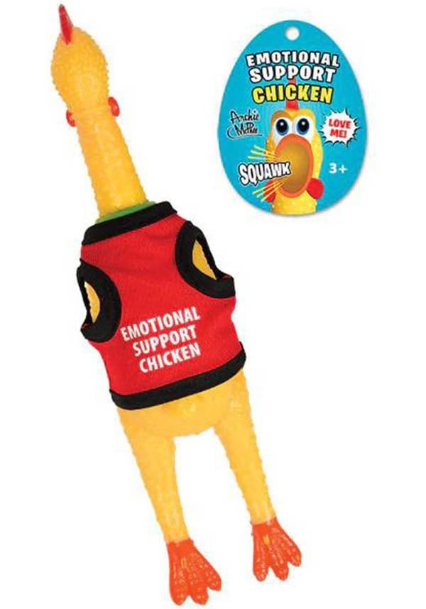 Emotional Support | CHICKEN - Beserk - ACD13641, all, chicken, christmas gift, christmas gifts, clickfrenzy15-2023, discountapp, fp, gift, gift idea, gift ideas, gifts, kids gifts, kids toy, may22, mens gifts, miscellaneous, novelty, R170522, rubber chicken, toy, toys