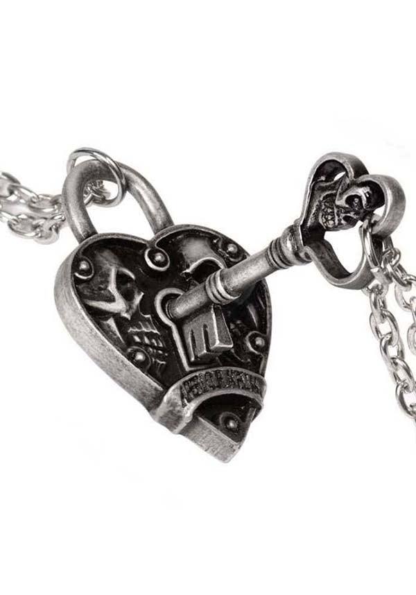 Key To Eternity | PENDANT - Beserk - accessories, AGCREQBMCJ, alchemy gothic, all, all ladies, couples, discountapp, fp, googleshopping, goth, gothic, gothic accessories, gothic gifts, heart lock, jewellery, jewelry, jun2023, key, keyhole, keys, labelnew, ladies, ladies accessories, lock, locks, love, love heart, men, mens, mens accessories, mens gifts, necklace, R010623, skull, skulls, unisex, women, womens