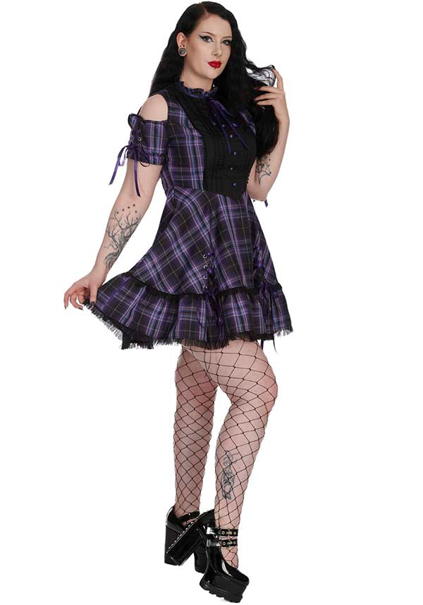 Dark Doll [Black/Purple] | DRESS