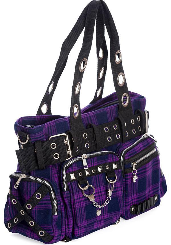 MINI LILAC PADLOCK BAG in purple - Palm Angels® Official