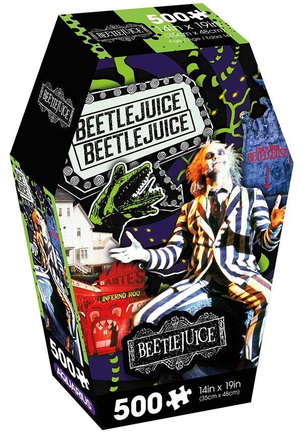 Beetlejuice Coﬃn Box | 500 Pc PUZZLE