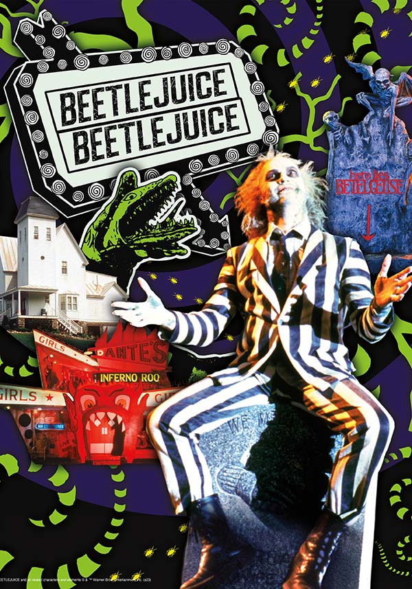 Beetlejuice Coﬃn Box | 500 Pc PUZZLE