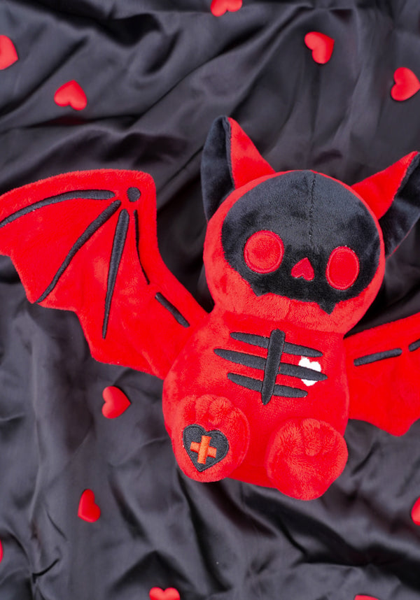 Skele Koumori-Chan [Black/Red] | BAT PLUSH