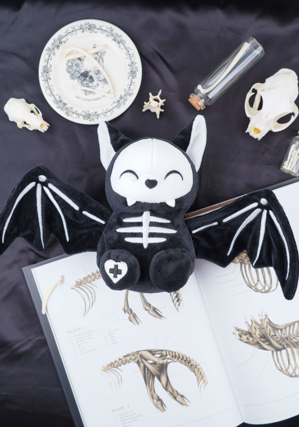 Skele Koumori-Chan [Black/White] | BAT PLUSH [CHASE VERSION AVAILABLE]