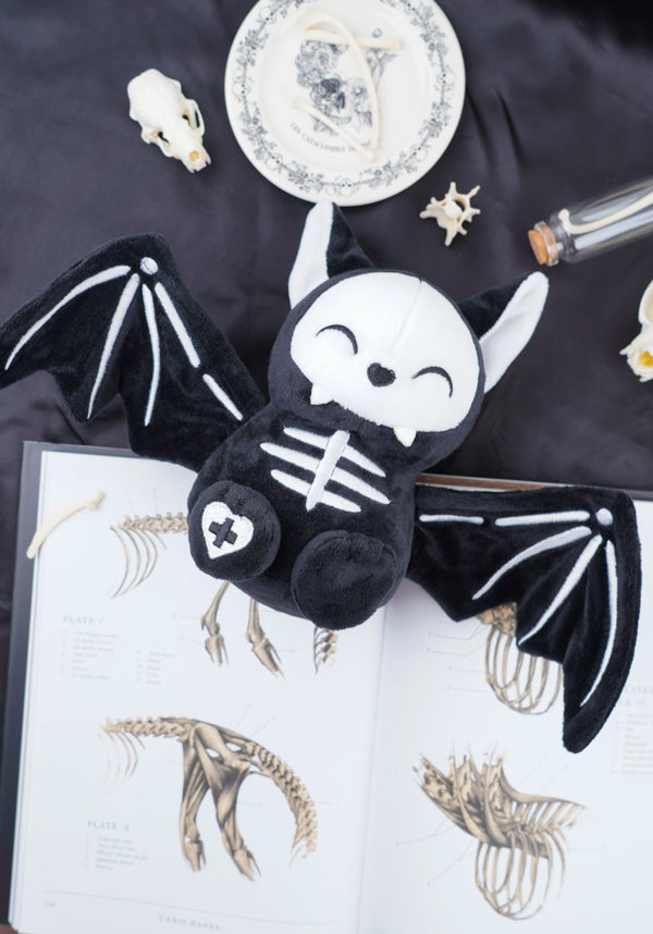 Skele Koumori-Chan [Black/White] | BAT PLUSH [CHASE VERSION AVAILABLE]