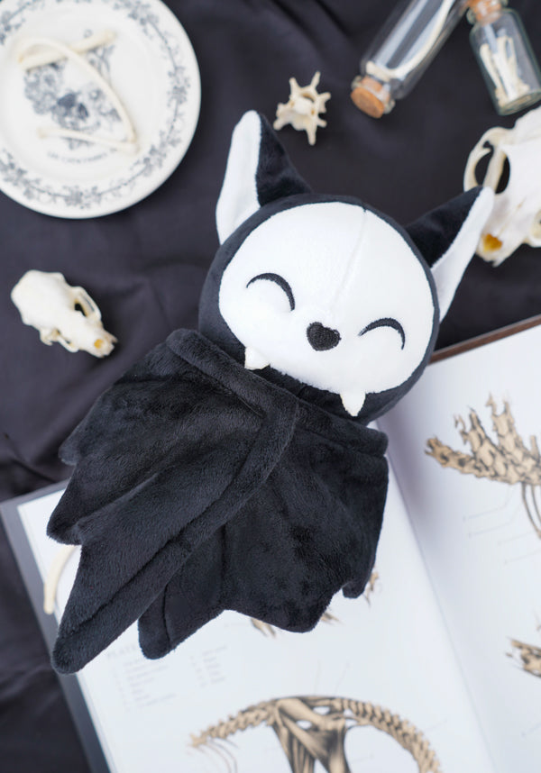 Skele Koumori-Chan [Black/White] | BAT PLUSH [CHASE VERSION AVAILABLE]