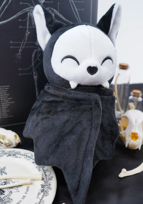 Skele Koumori-Chan [Black/White] | BAT PLUSH [CHASE VERSION AVAILABLE]