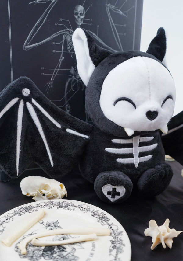 Skele Koumori-Chan [Black/White] | BAT PLUSH [CHASE VERSION AVAILABLE]