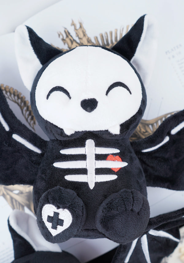 Skele Koumori-Chan [Black/White] | BAT PLUSH [CHASE VERSION AVAILABLE]